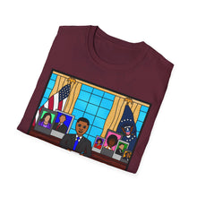 Load image into Gallery viewer, Cocoa Cutie President Boy Future Adult Unisex Softstyle T-Shirt (PICK SKIN TONE)
