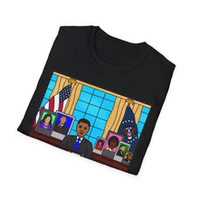 Load image into Gallery viewer, Cocoa Cutie President Boy Future Adult Unisex Softstyle T-Shirt (PICK SKIN TONE)
