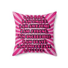 Load image into Gallery viewer, Cocoa Cutie Active Cutie Ballerina Affirmation Pillow- Girl (PICK SKIN TONE)
