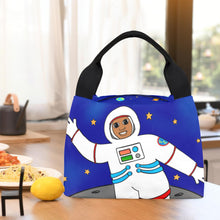 Load image into Gallery viewer, Astronaut Boy Affirmations (PICK SKIN TONE) Lunch Bag - Boy
