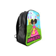 Load image into Gallery viewer, Princess Afro Puffs (PICK SKIN TONE) Mini Faux Leather Backpack
