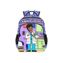 Load image into Gallery viewer, Doctor Medical Girl Affirmations (PICK SKIN TONE) Multifunctional Backpack
