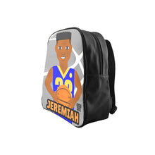 Load image into Gallery viewer, Basketball B-Ball Boy (PICK SKIN TONE) Mini Faux Leather Backpack
