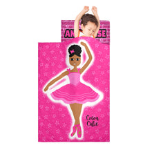 Load image into Gallery viewer, Dancer Affirmations (PICK SKIN TONE) Kids&#39; Nap Mat
