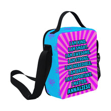 Load image into Gallery viewer, Artist Affirmations (PICK SKIN TONE) Crossbody Lunch Bag
