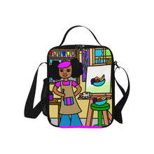 Load image into Gallery viewer, Artist Affirmations (PICK SKIN TONE) Crossbody Lunch Bag
