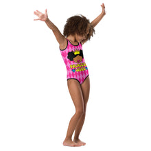 Load image into Gallery viewer, Cocoa Cutie Princess Vibes Kids Swimsuit (Size 2T-7)- PICK SKIN TONE
