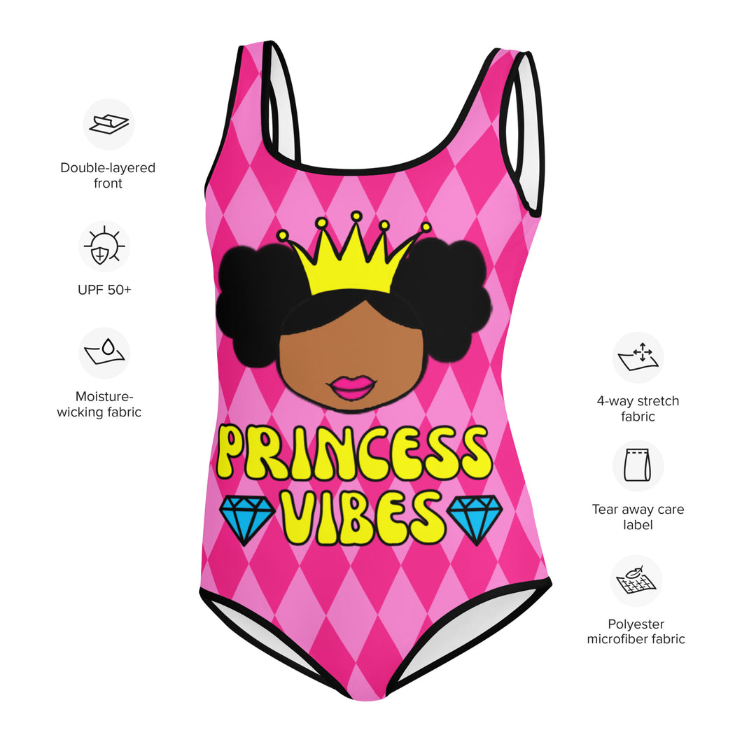 Cocoa Cutie Princess Vibes Youth Swimsuit (8-20)