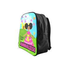 Load image into Gallery viewer, Princess Afro Puffs (PICK SKIN TONE) Mini Faux Leather Backpack
