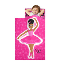 Load image into Gallery viewer, Dancer Affirmations (PICK SKIN TONE) Kids&#39; Nap Mat
