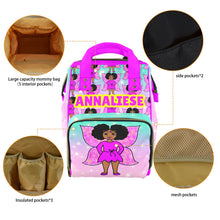 Load image into Gallery viewer, Fairy Affirmations (PICK SKIN TONE) Diaper Bag
