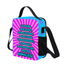 Load image into Gallery viewer, Artist Affirmations (PICK SKIN TONE) Crossbody Lunch Bag
