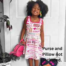 Load image into Gallery viewer, I Heart Cocoa Cutie Pink Kid&#39;s Dress
