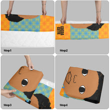 Load image into Gallery viewer, Bow Tie Boy Affirmations (PICK SKIN TONE) Kids&#39; Nap Mat
