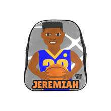 Load image into Gallery viewer, Basketball B-Ball Boy (PICK SKIN TONE) Mini Faux Leather Backpack
