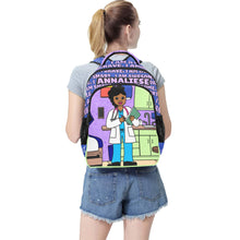 Load image into Gallery viewer, Doctor Medical Girl Affirmations (PICK SKIN TONE) Multifunctional Backpack
