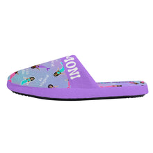 Load image into Gallery viewer, NEW! Cocoa Cutie Mermaids Kids Micro Suede Bedroom House Slippers
